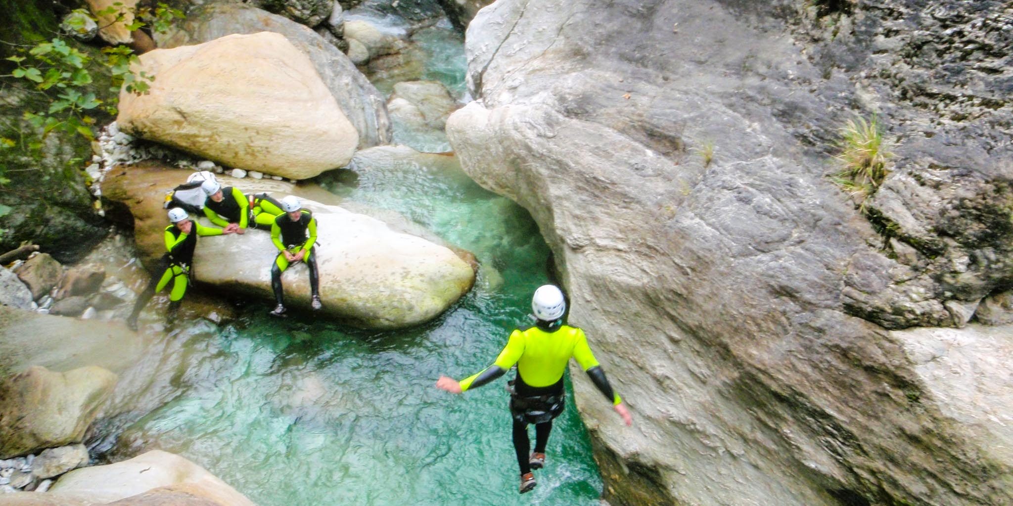 canyoning toscana, torrente serra