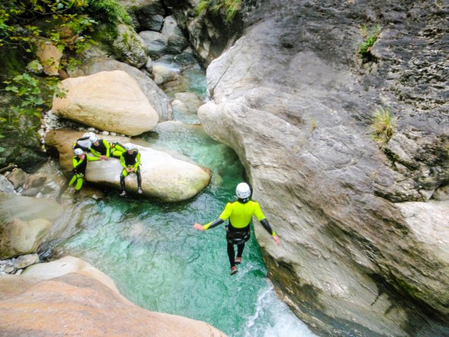 canyoning toscana, torrente serra