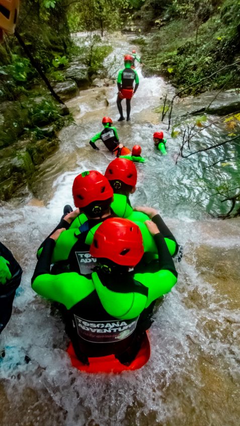 canyoning toscana -toscana adventure team