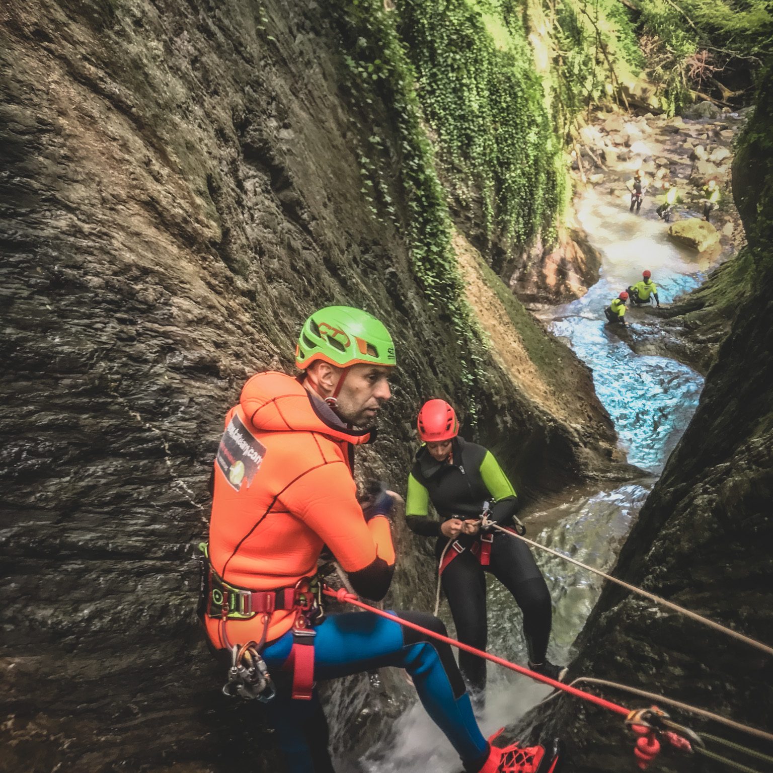 canyoning toscana -toscana adventure team