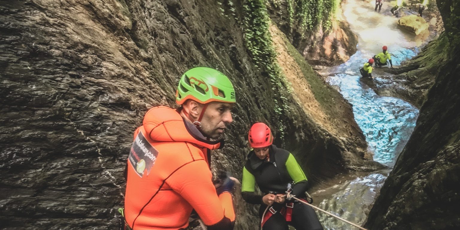 canyoning toscana -toscana adventure team