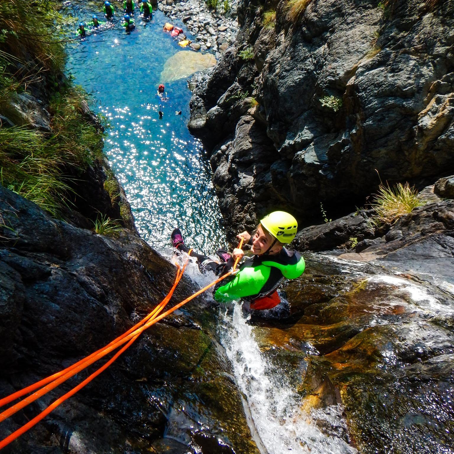 dove fare canyoning in liguria, canyoning in Liguria, rio Lerca canyoning in liguria