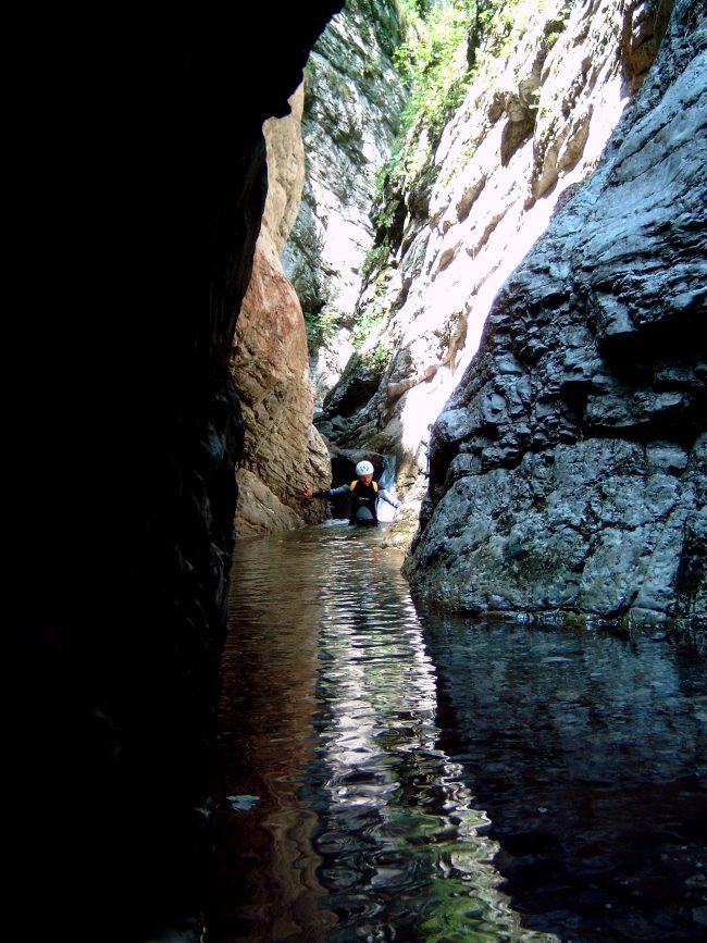 Orrido di botri, canyoning toscana