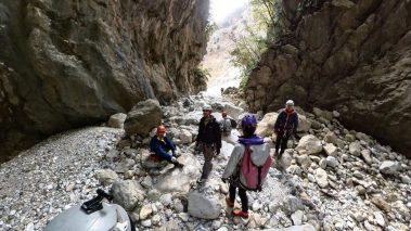 DRY CANYONING TOSCANA CORSO DI INTRODUZIONE AL CANYONING