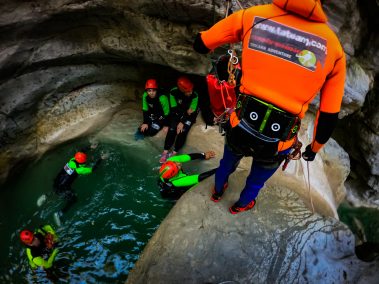 Tateam Benvenuti nell'avventura piu' bella della vostra vita Francia Canyoning trip