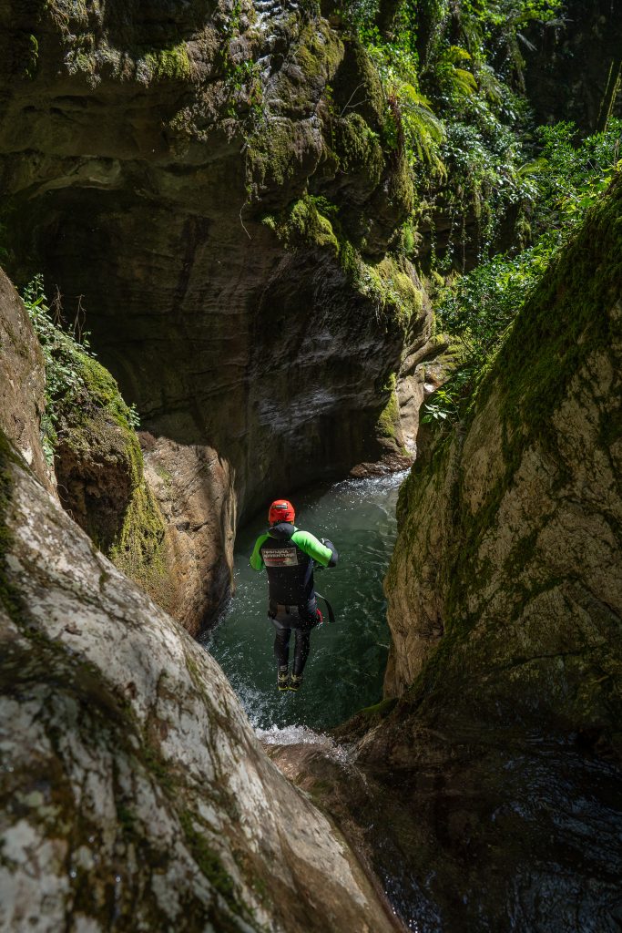 il tuffo in canyon