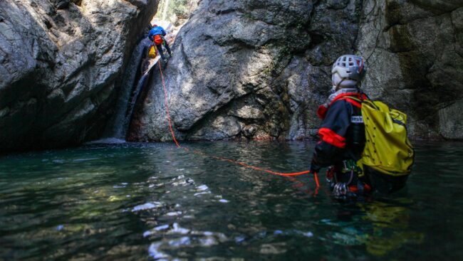 canyoning rio bargonasco, canyoning liguria